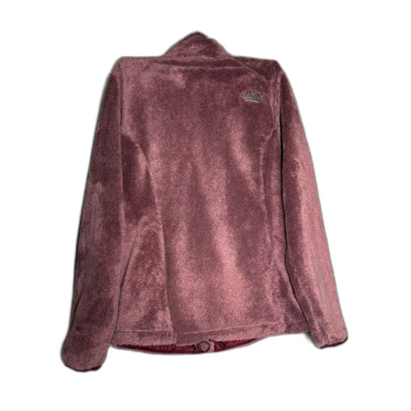The North Face Osito Fleece Jacket Women’s M Mauve Soft Plush Zip-Up TNF Coat - Picture 3 of 8